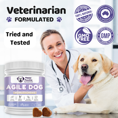 Agile Dog - Hip & Joint Supplement For Dogs