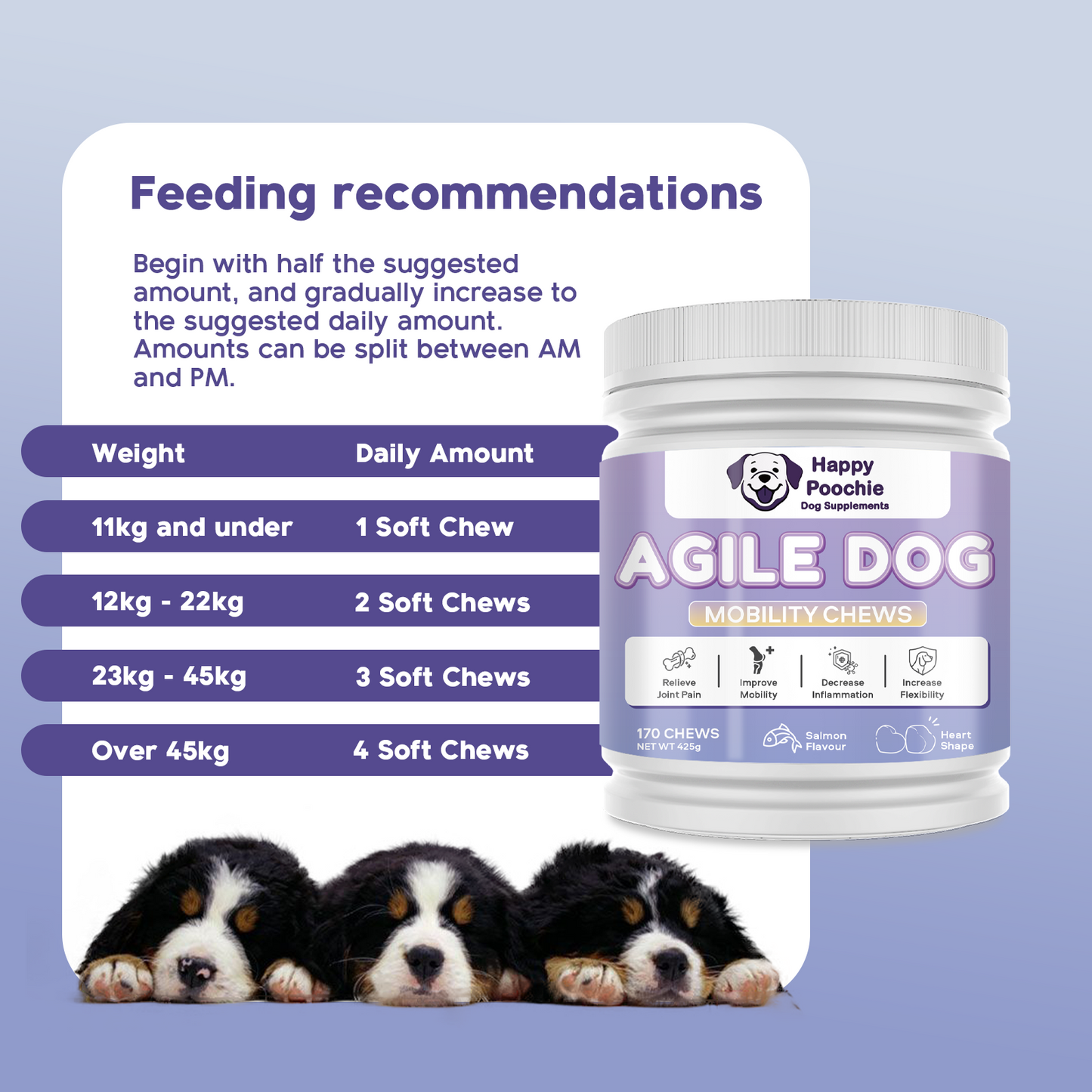 Agile Dog - Hip & Joint Supplement For Dogs